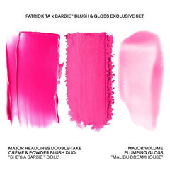 x Barbie™ Blush Duo and Lip Plumper Set ( limited edition )