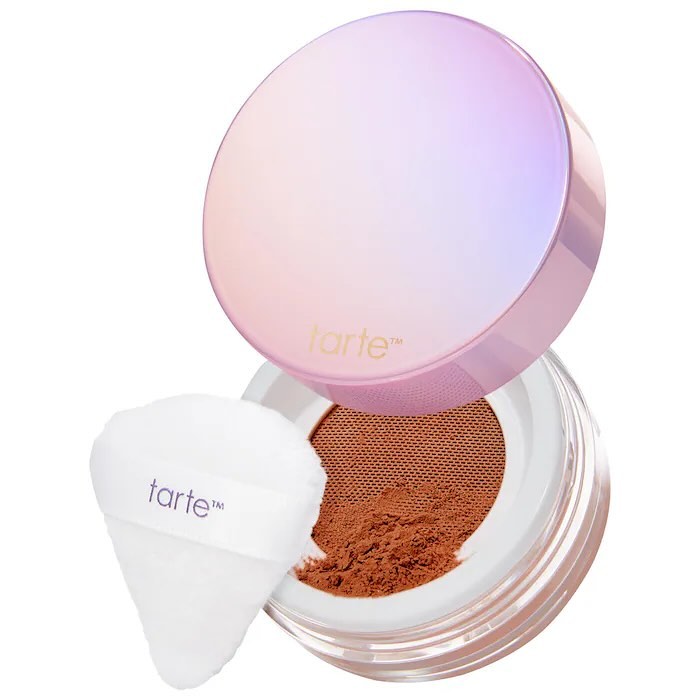 Creaseless setting & brightening powder