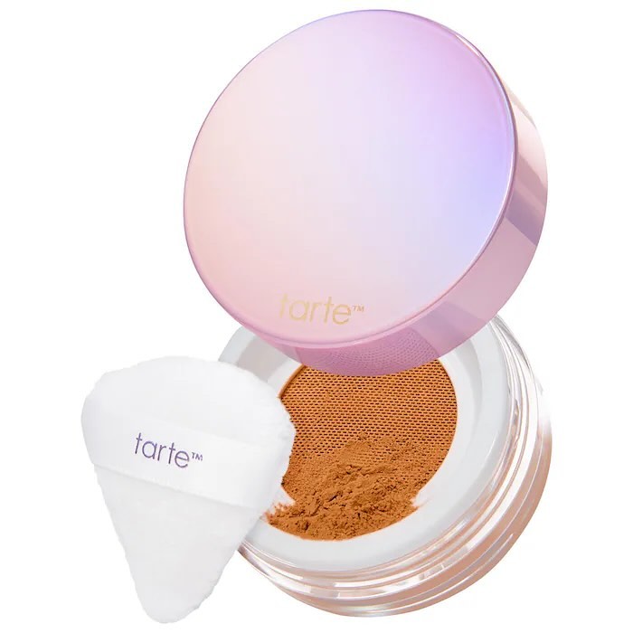 Creaseless setting & brightening powder