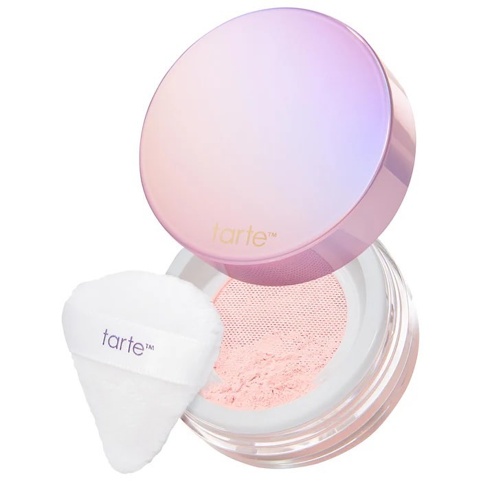 Creaseless setting & brightening powder